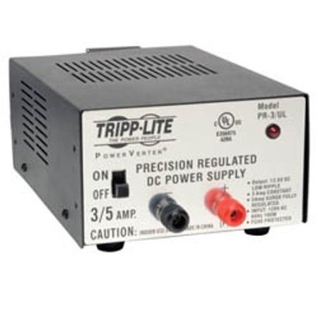 TRIPP LITE AC to DC Power Supply, 120V AC, 13.8V DC, 3A 37332060051